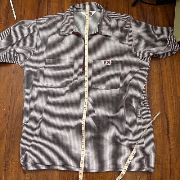 Ben Davis Vintage 1/4 Zipper Shirt Size Large - Picture 7 of 7